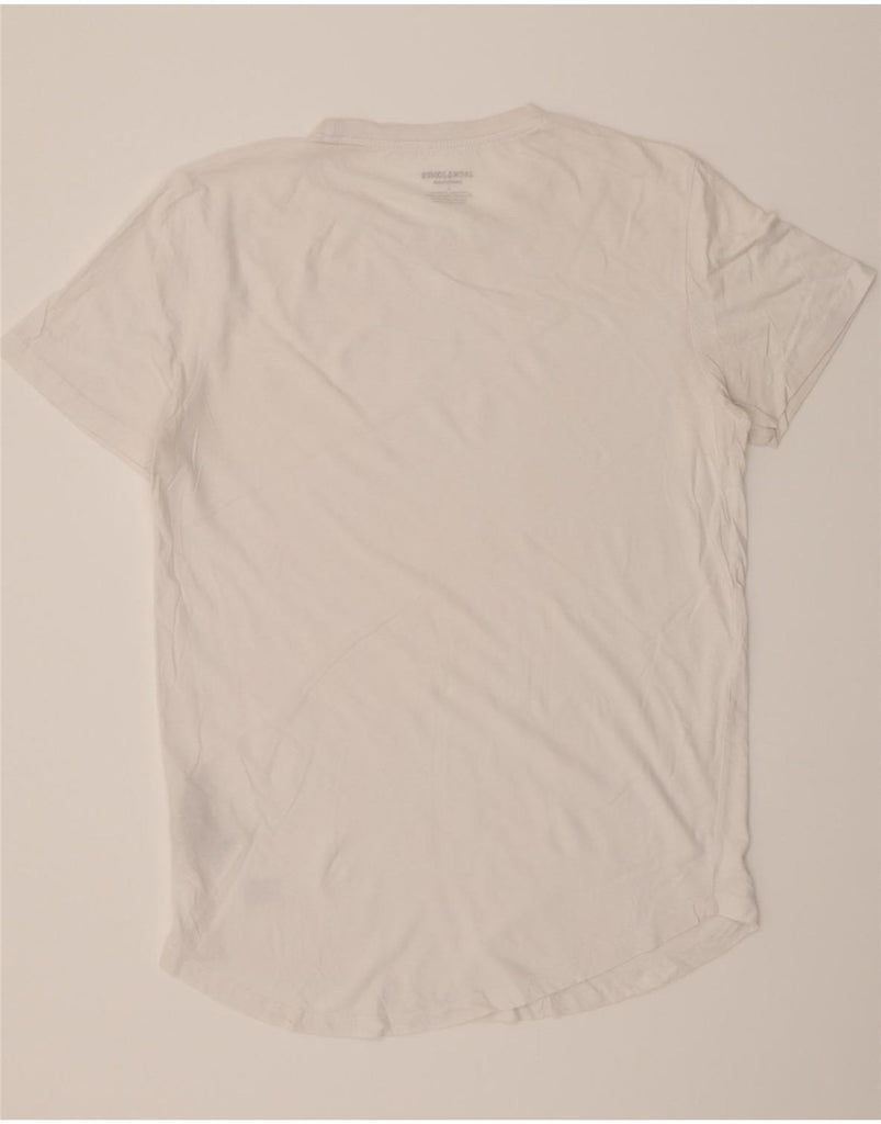 JACK & JONES Mens T-Shirt Top Large White Cotton Vintage Jack & Jones and Second-Hand Jack & Jones from Messina Hembry 