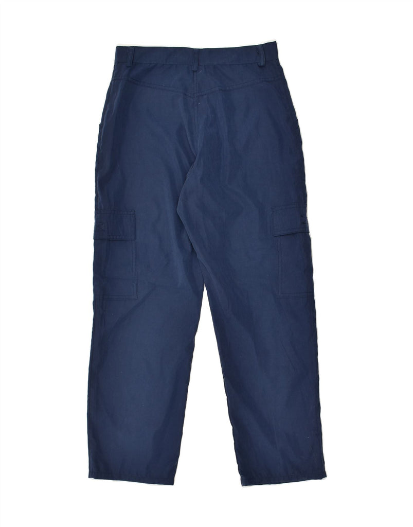 AUSTRALIAN L'ALPINA Womens Cargo Trousers IT 44 Medium W28 L24 Blue | Vintage AUSTRALIAN L'ALPINA | Thrift | Second-Hand AUSTRALIAN L'ALPINA | Used Clothing | Messina Hembry 