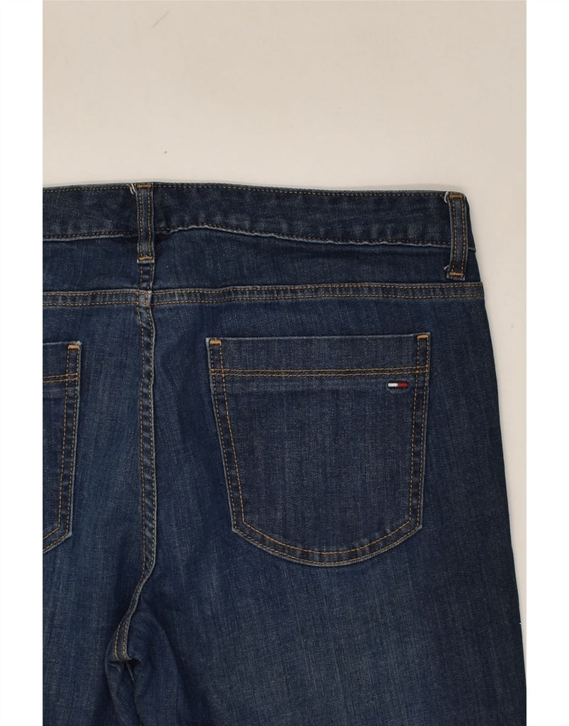 TOMMY HILFIGER Womens Straight Jeans US 12 Large W34 L33 Navy Blue Cotton | Vintage Tommy Hilfiger | Thrift | Second-Hand Tommy Hilfiger | Used Clothing | Messina Hembry 