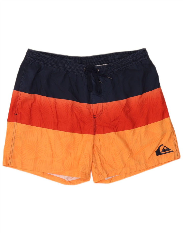 Quiksilver Mens Swimming Shorts 2XL  Multicoloured Colourblock Polyester