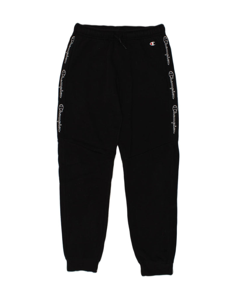 CHAMPION Boys Tracksuit Trousers Joggers 11-12 Years Large  Black Cotton | Vintage Champion | Thrift | Second-Hand Champion | Used Clothing | Messina Hembry 