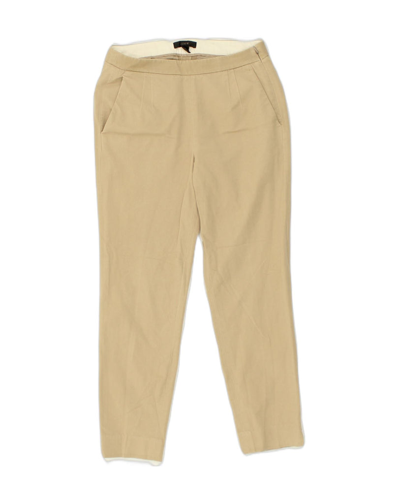 J. CREW Womens Tapered Chino Trousers US 0 XS W26 L24 Beige Cotton | Vintage J. Crew | Thrift | Second-Hand J. Crew | Used Clothing | Messina Hembry 