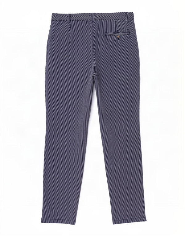 Marks & Spencer Womens High Waist Chino Trousers UK 16 Large W36 L31 Navy B