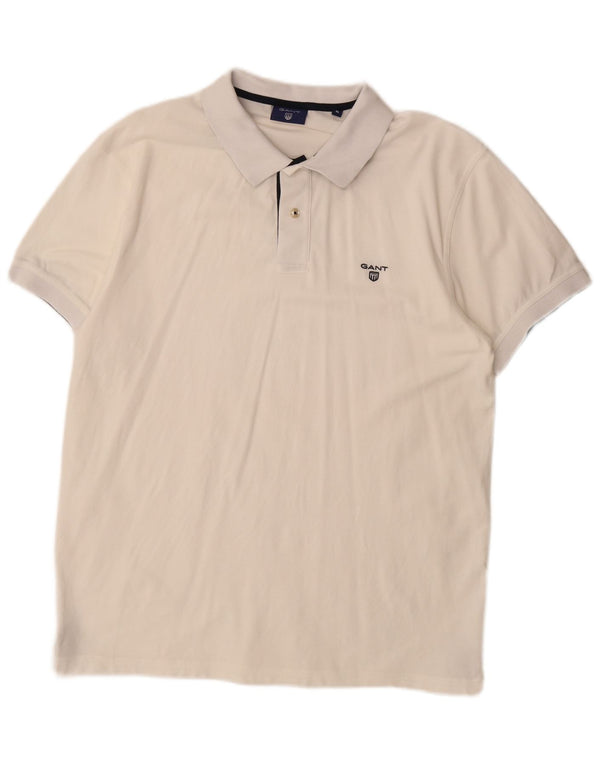 Gant Mens Polo Shirt XL White