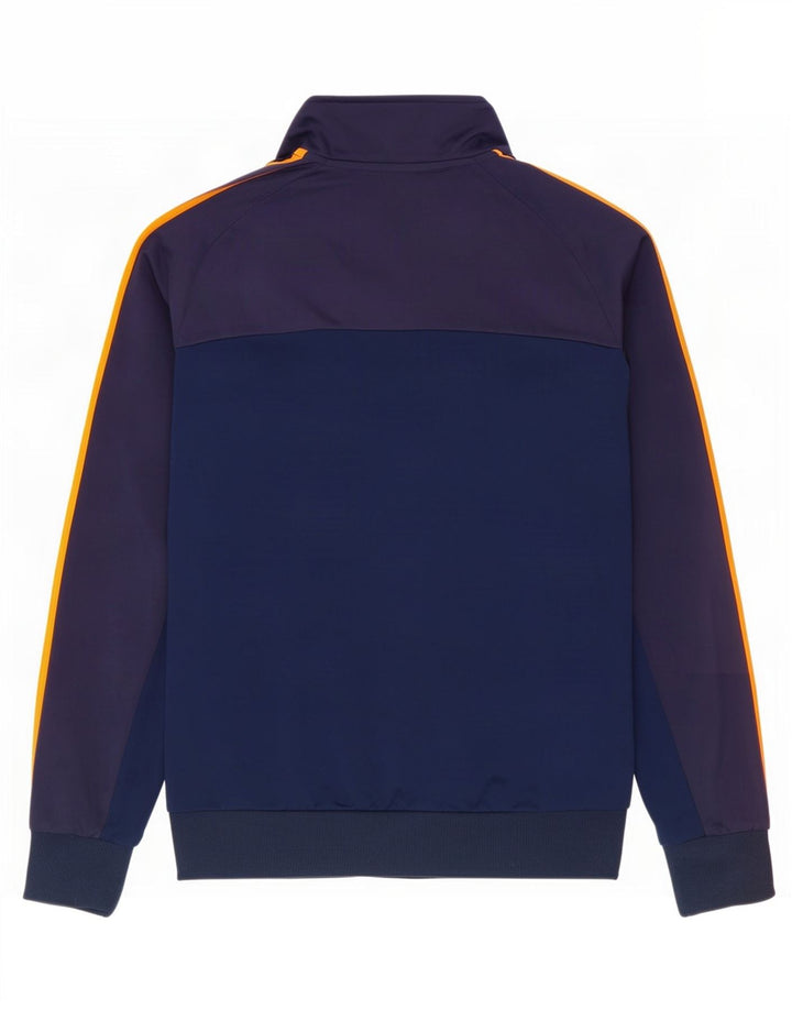 Adidas Mens Tracksuit Top Jacket Small Navy Blue Polyester