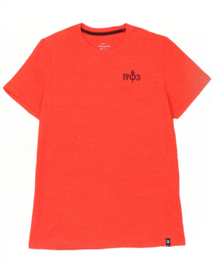 Nike Mens T-Shirt Top XL Red Flecked Cotton