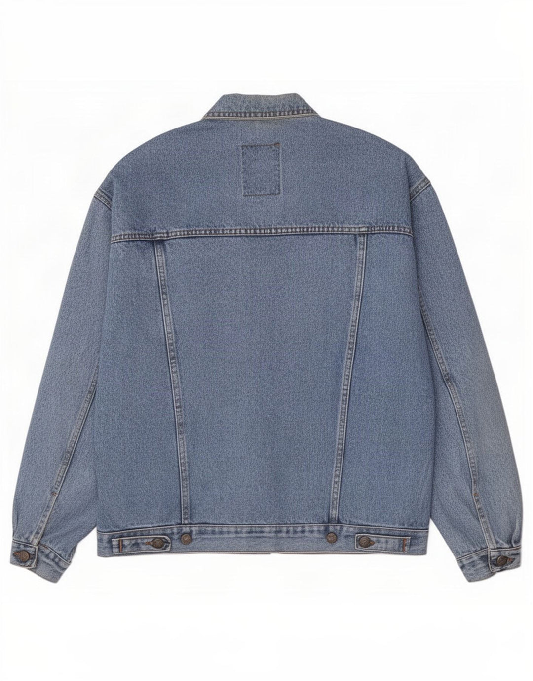 CLARK Mens Denim Jacket UK 42 XL Blue