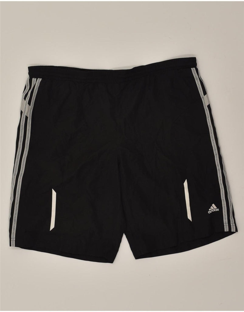 ADIDAS Mens Clima 365 Sport Shorts Large Black Polyester | Vintage Adidas | Thrift | Second-Hand Adidas | Used Clothing | Messina Hembry 