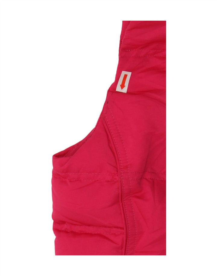 Adidas Womens Padded Gilet UK 6 XS Pink Polyester