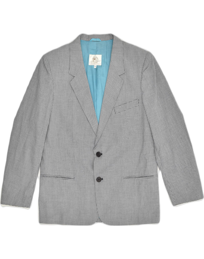 PEPPERINO Boys 2 Button Blazer Jacket 15-16 Years Grey Check Polyester | Vintage Pepperino | Thrift | Second-Hand Pepperino | Used Clothing | Messina Hembry 