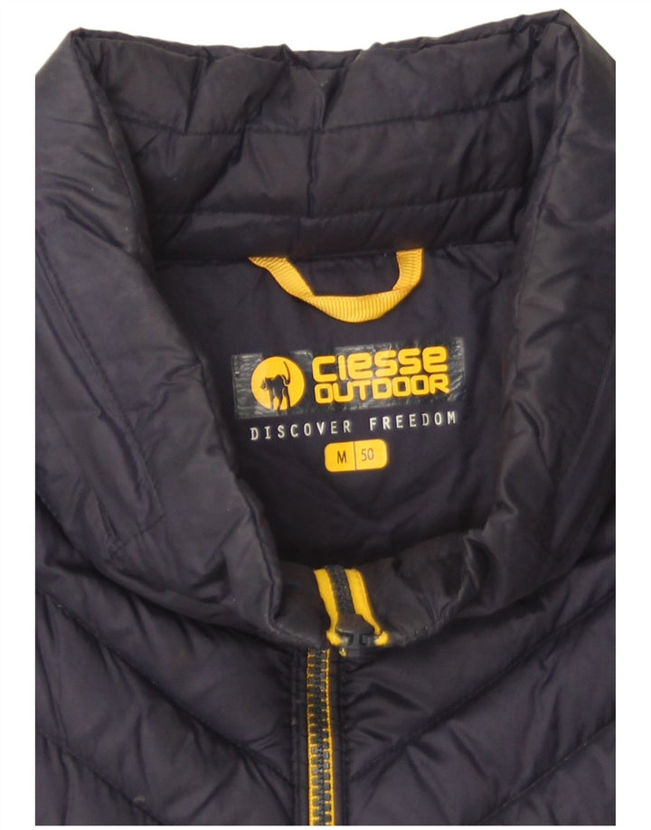 Ciesse Piumini Mens Padded Gilet Size 50 Medium Navy Blue Nylon