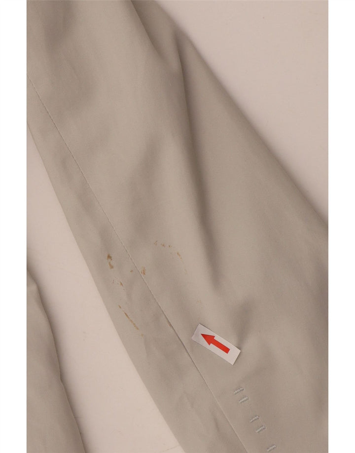 Zara Mens 2 Button Blazer Jacket EU 52 Large Beige Cotton