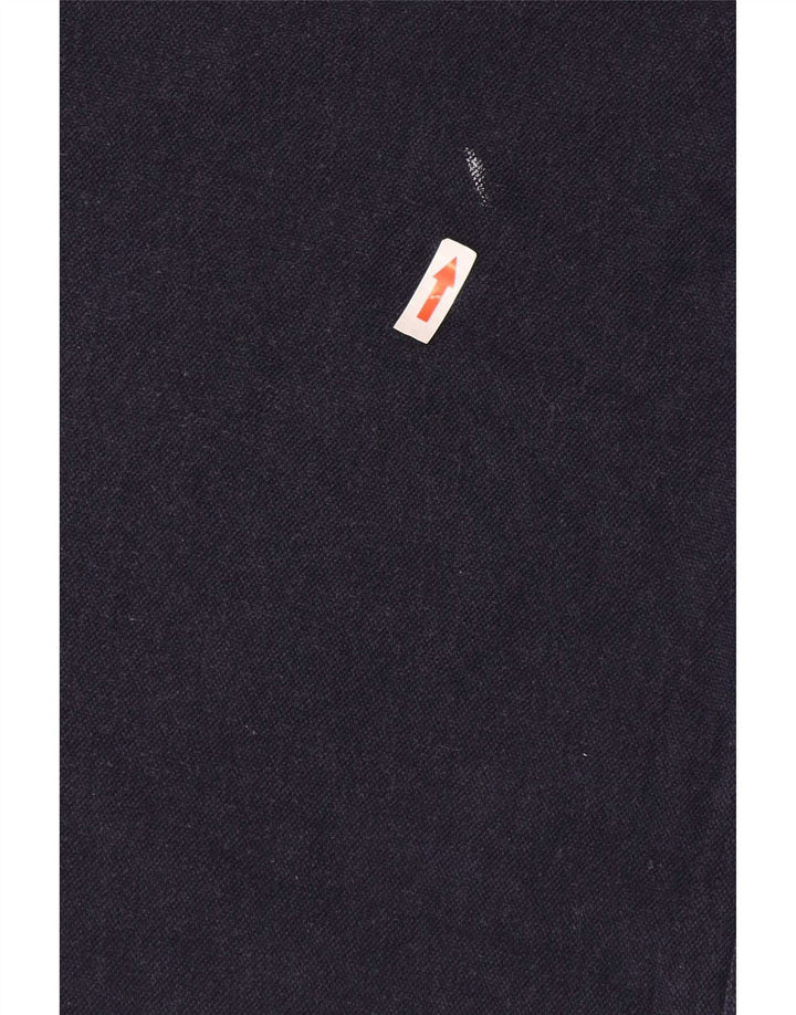 Fat Face Mens Polo Shirt Medium Navy Blue Cotton