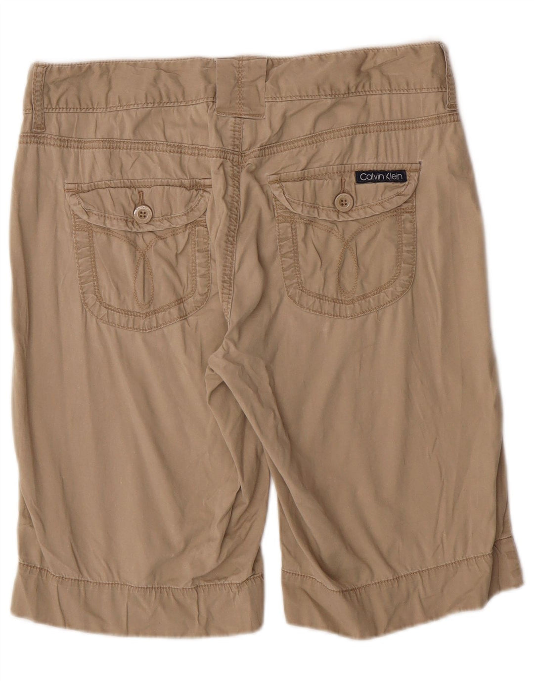 Calvin Klein Jeans Womens Casual Shorts US 8 Medium W30 Beige Classic
