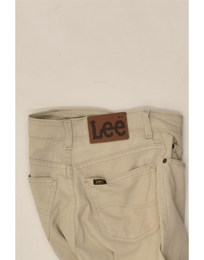 LEE Mens Straight Casual Trousers W28 L29 Beige Cotton | Vintage Lee | Thrift | Second-Hand Lee | Used Clothing | Messina Hembry 