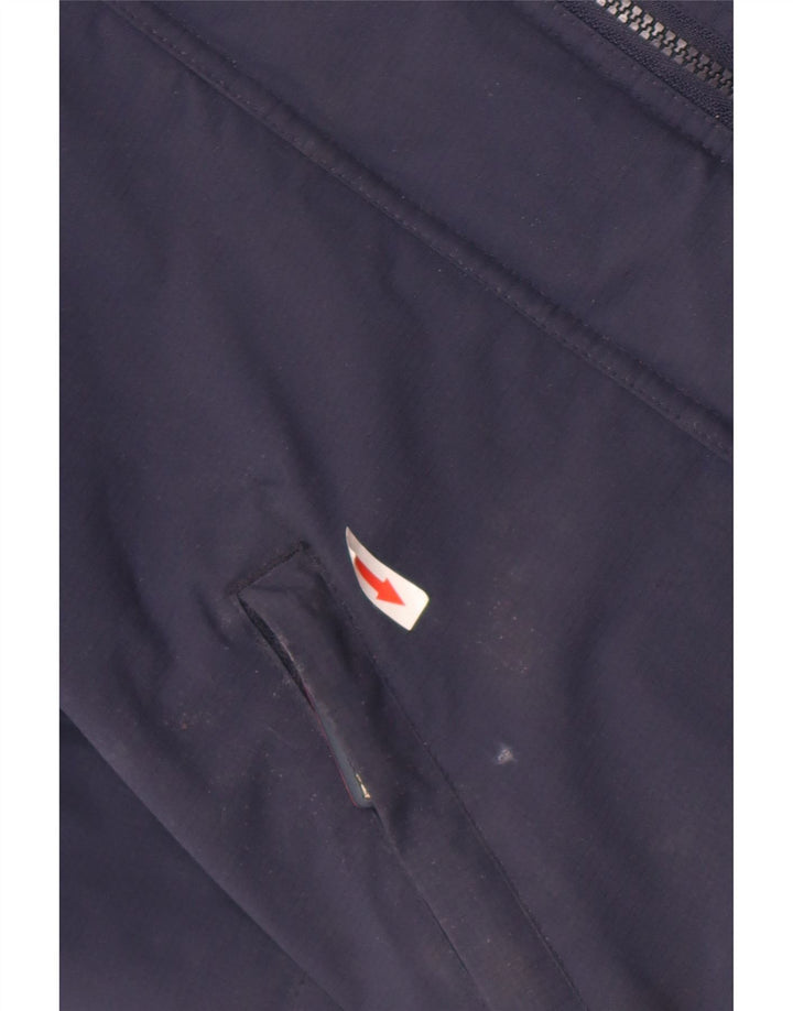 Superdry Womens Graphic Windbreaker Jacket UK 10 Small Navy Blue