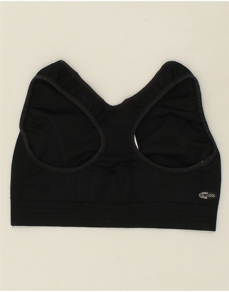 ADIDAS Womens Climacool Sport Bra Top UK 8 Small Black Polyester Vintage Adidas and Second-Hand Adidas from Messina Hembry 