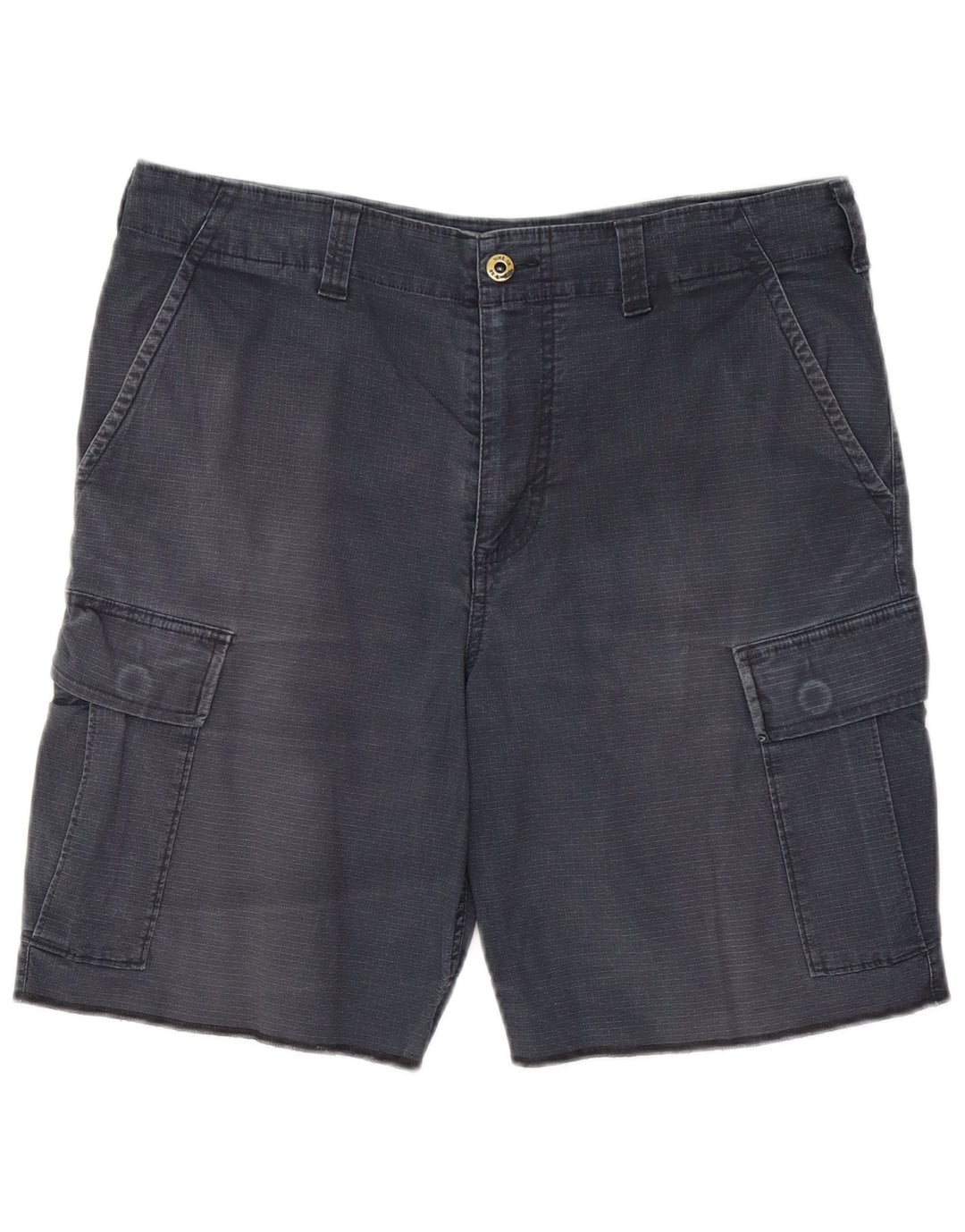 Nike Mens Cargo Shorts Medium W32  Grey Check Cotton