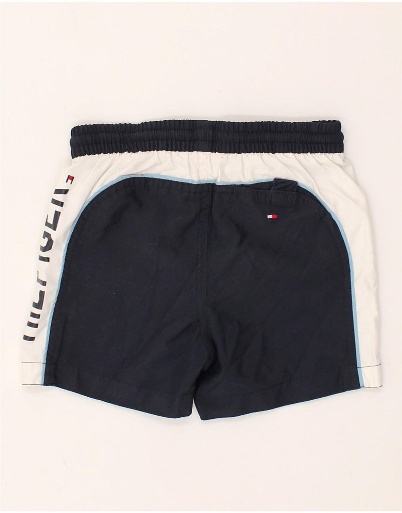 TOMMY HILFIGER Baby Boys Graphic Sport Shorts 18-24 Months Blue | Vintage Tommy Hilfiger | Thrift | Second-Hand Tommy Hilfiger | Used Clothing | Messina Hembry 