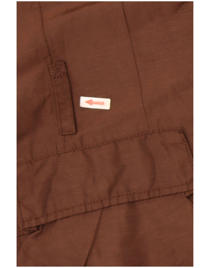 Marlboro Classics Womens Utility Jacket EU 44 XL Brown Linen