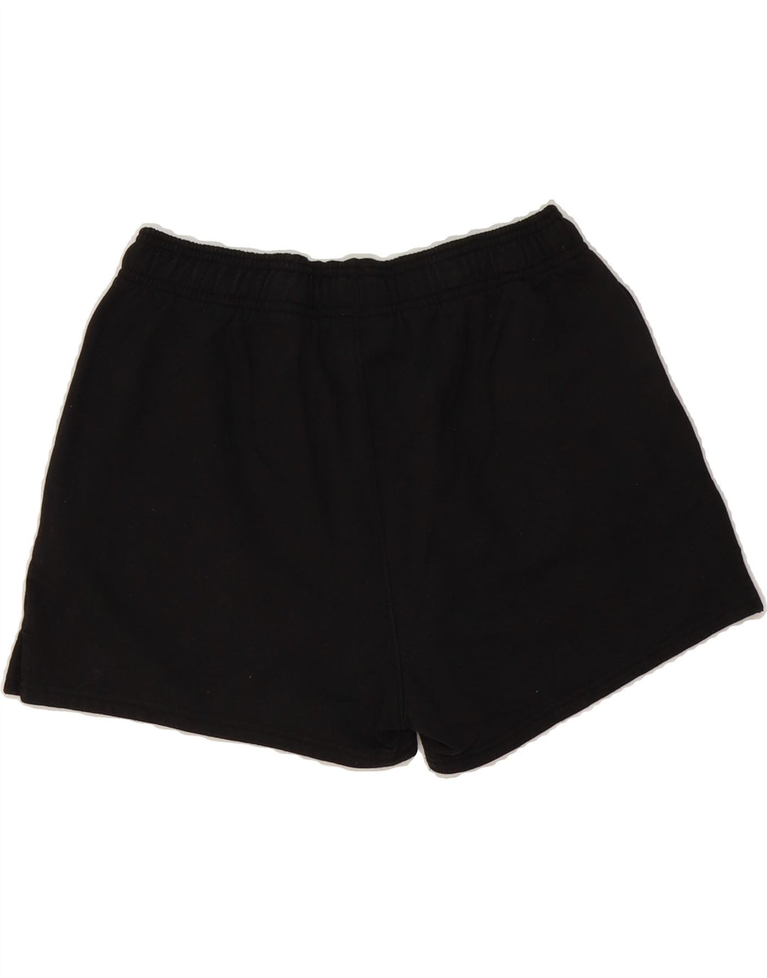 CHAMPION Womens Graphic Sport Shorts UK 14 Medium Black Cotton Vintage Champion and Second-Hand Champion from Messina Hembry 