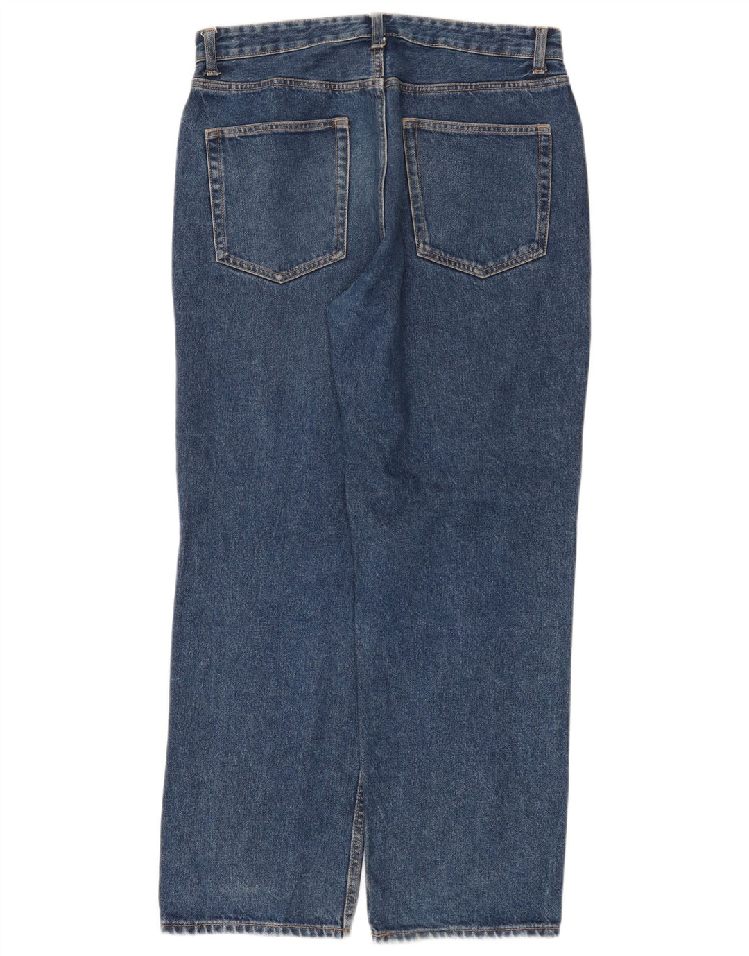 Zara Mens Straight Jeans EU 42 Large W32 L30 Blue