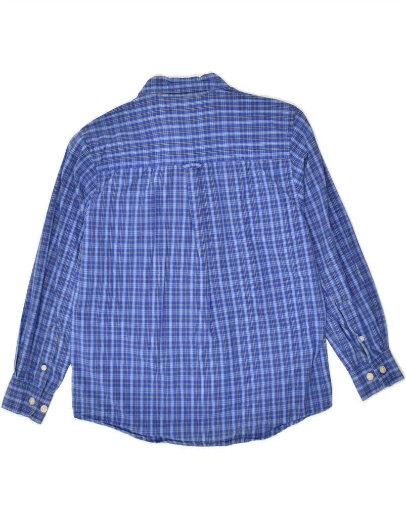 WRANGLER Boys Shirt 8-9 Years Medium Blue Check Cotton | Vintage Wrangler | Thrift | Second-Hand Wrangler | Used Clothing | Messina Hembry 