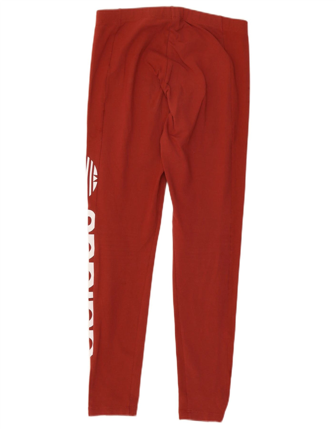 Adidas Womens Graphic Leggings UK 12 Medium Burgundy