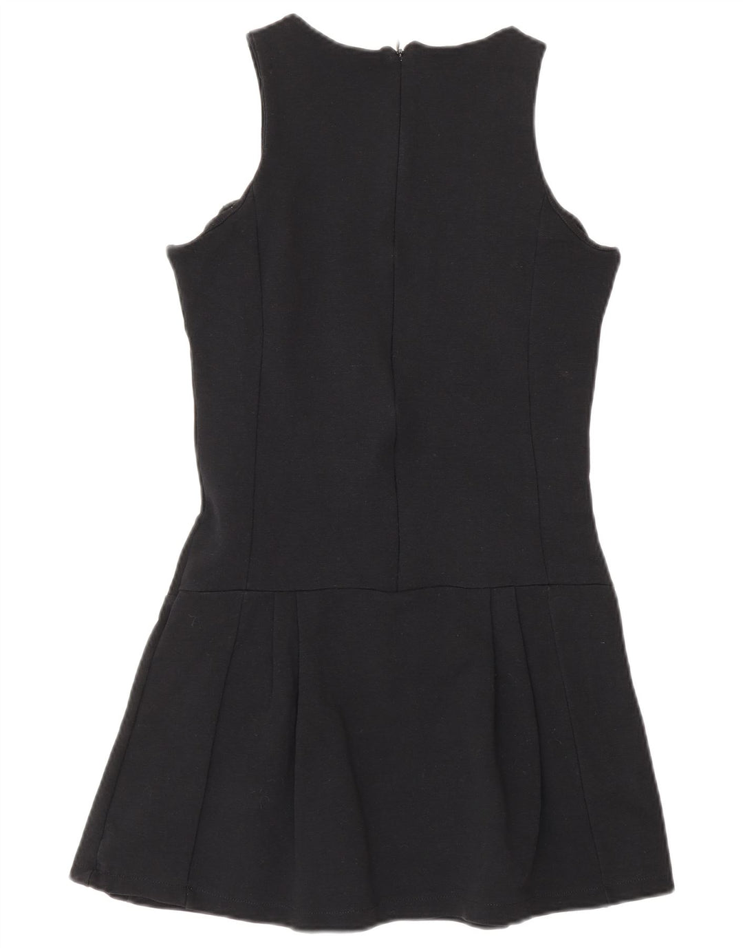 Zara Womens Sleeveless A-Line Dress UK 8 Small Black