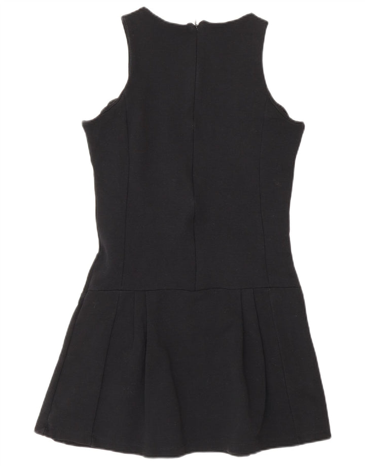 Zara Womens Sleeveless A-Line Dress UK 8 Small Black