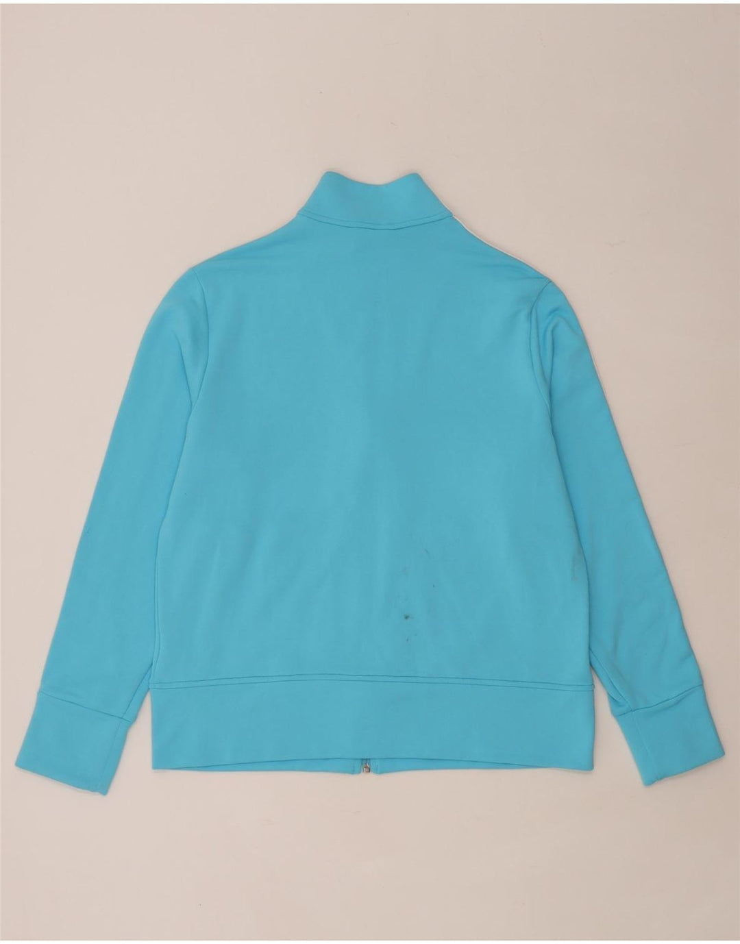 Adidas Womens Tracksuit Top Jacket UK 22 XL Blue Polyester