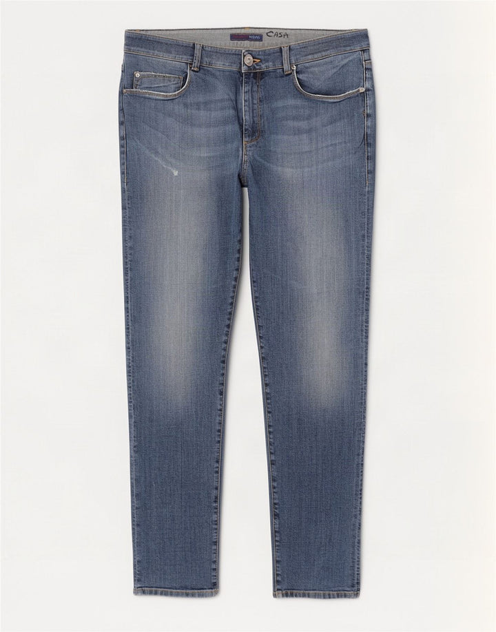 Trussardi Mens Slim Jeans W36 L34 Blue