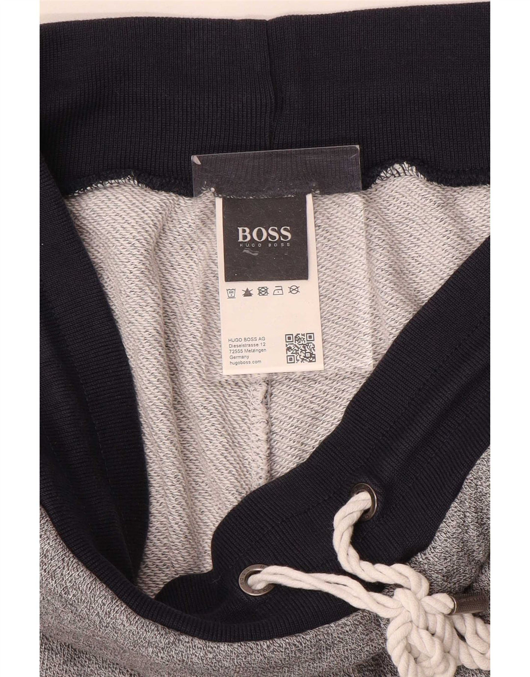 Hugo Boss Mens Tracksuit Trousers Joggers Medium  Grey Colourblock