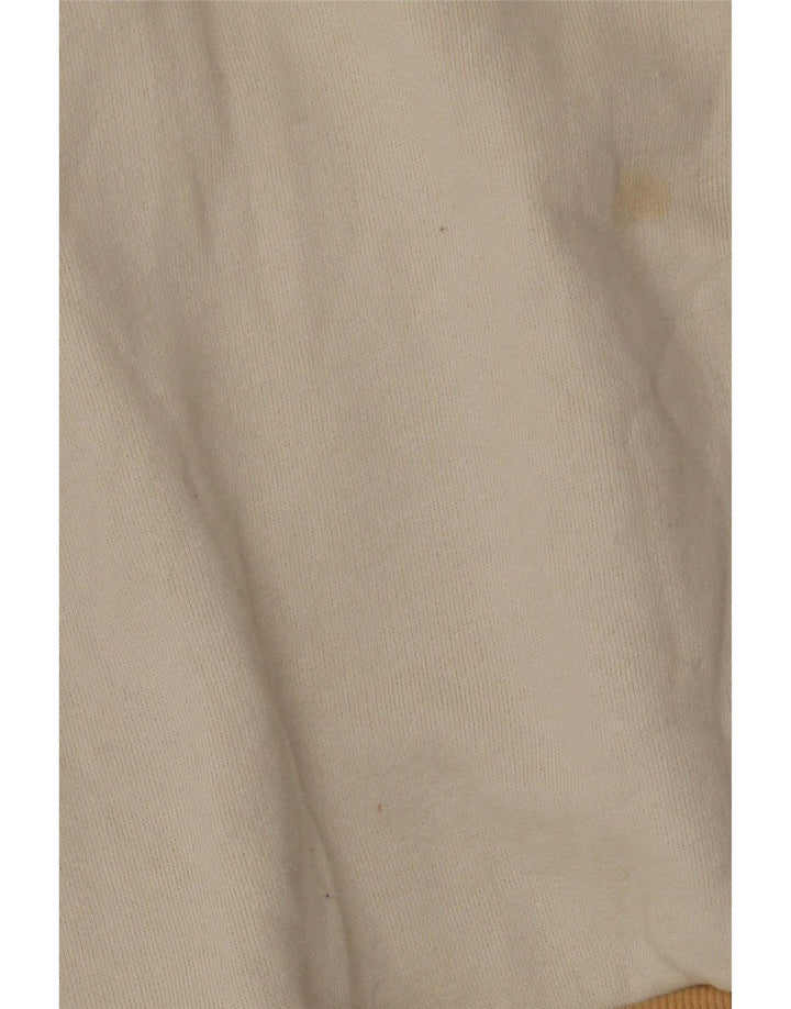 PUMA Mens Sweatshirt Jumper Large White Colourblock Cotton