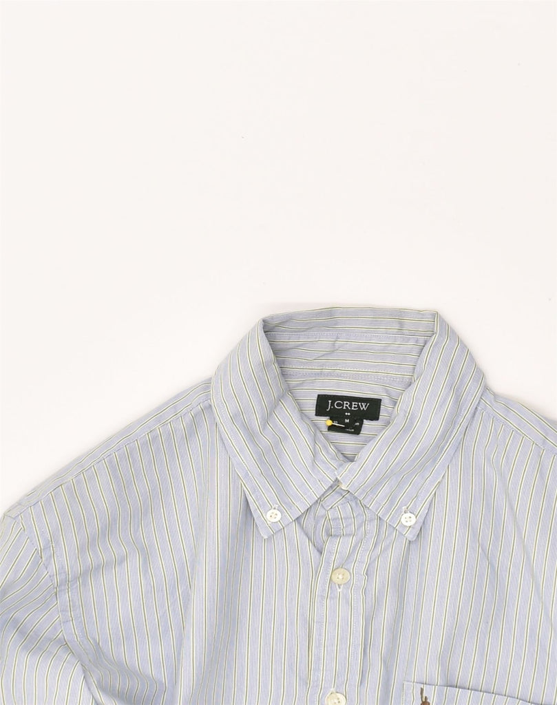 J. CREW Mens Shirt Medium Grey Striped Cotton | Vintage J. Crew | Thrift | Second-Hand J. Crew | Used Clothing | Messina Hembry 