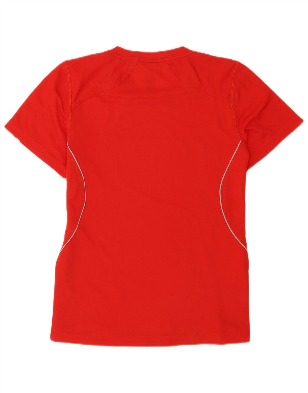 Adidas Womens T-Shirt Top UK 14 Medium Red Polyester Sports