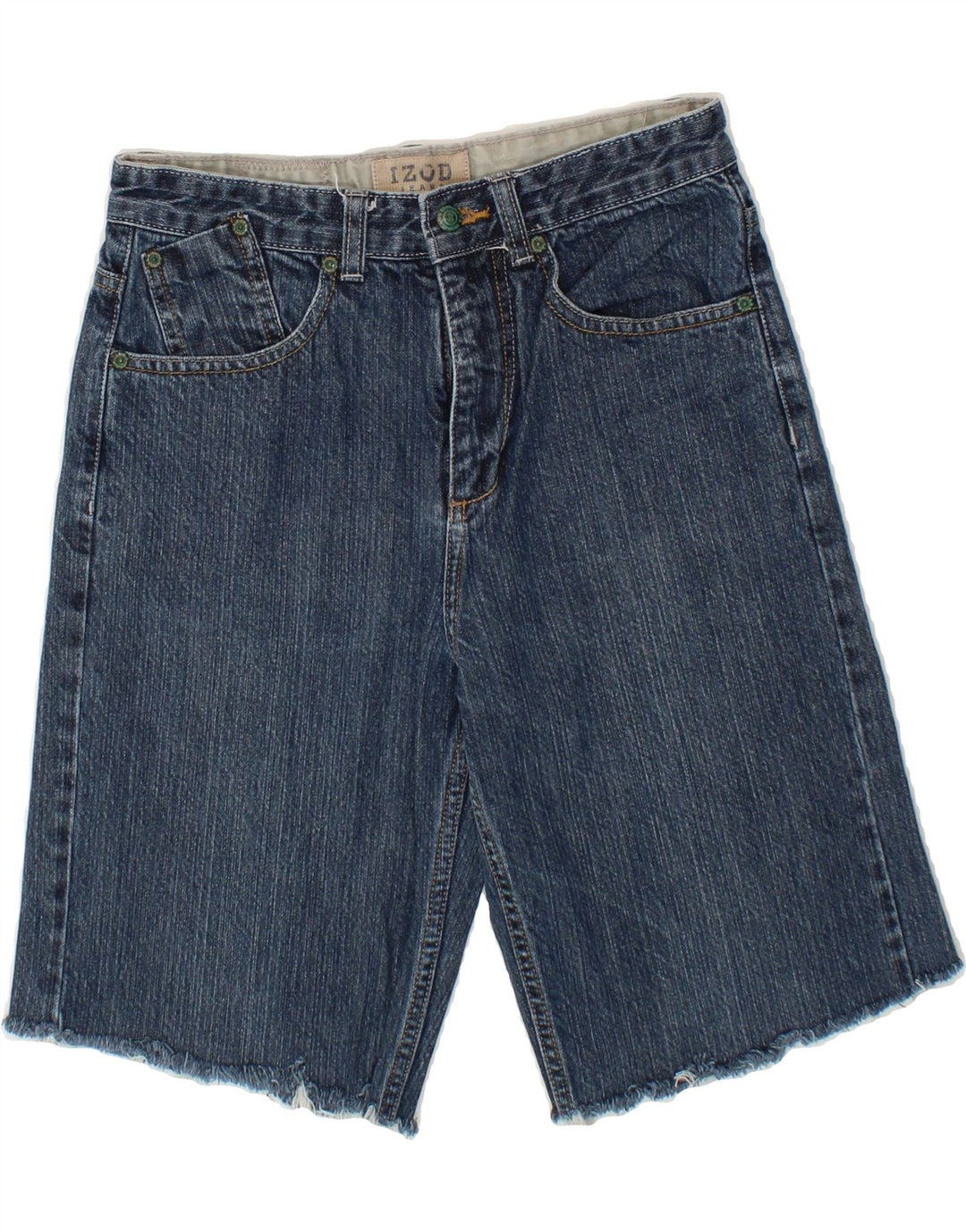 IZOD Womens Denim Shorts US 12 Large W28  Blue Cotton Vintage Izod and Second-Hand Izod from Messina Hembry 