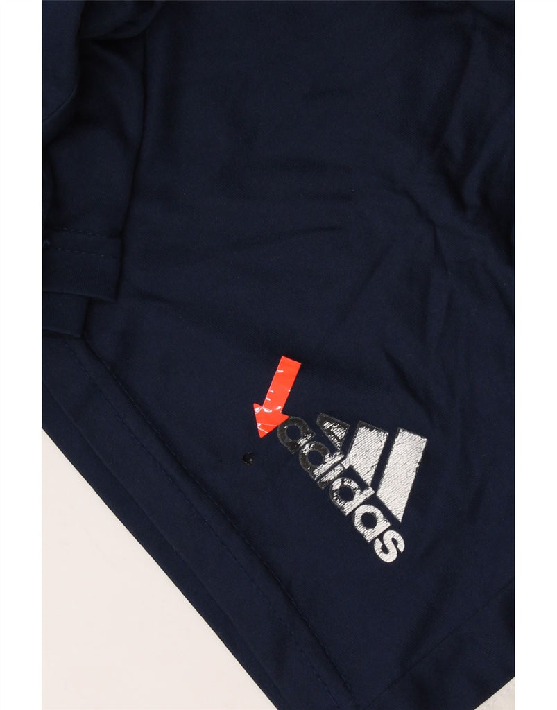ADIDAS Mens Sport Shorts Large  Navy Blue Polyester Vintage Adidas and Second-Hand Adidas from Messina Hembry 