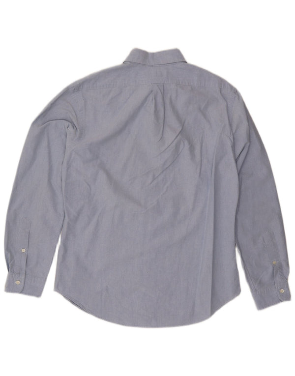 Polo Ralph Lauren Mens Slim Fit Shirt Large Blue Cotton