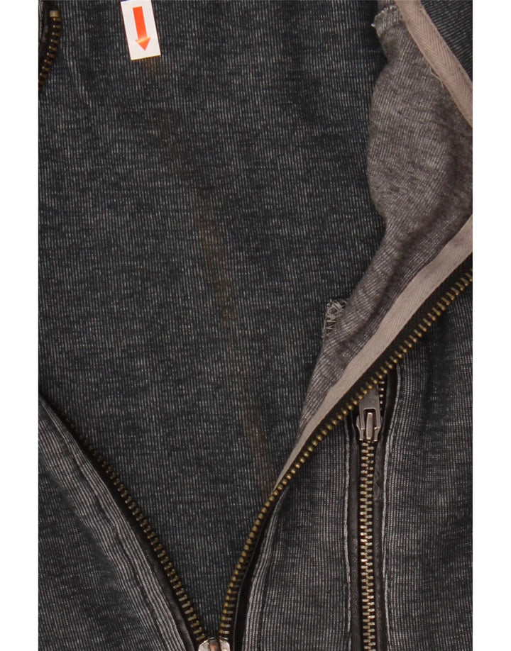 Calvin Klein Mens Tracksuit Top Jacket Large Grey Colourblock Cotton