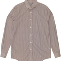 MICHAEL KORS Mens Shirt Size 15 1/2 Medium Grey Spotted Cotton | Vintage Michael Kors | Thrift | Second-Hand Michael Kors | Used Clothing | Messina Hembry 