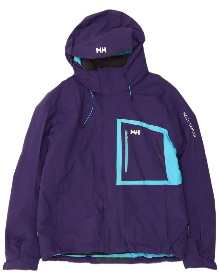 HELLY HANSEN Mens Regular Fit Windbreaker Jacket UK 42 XL Purple