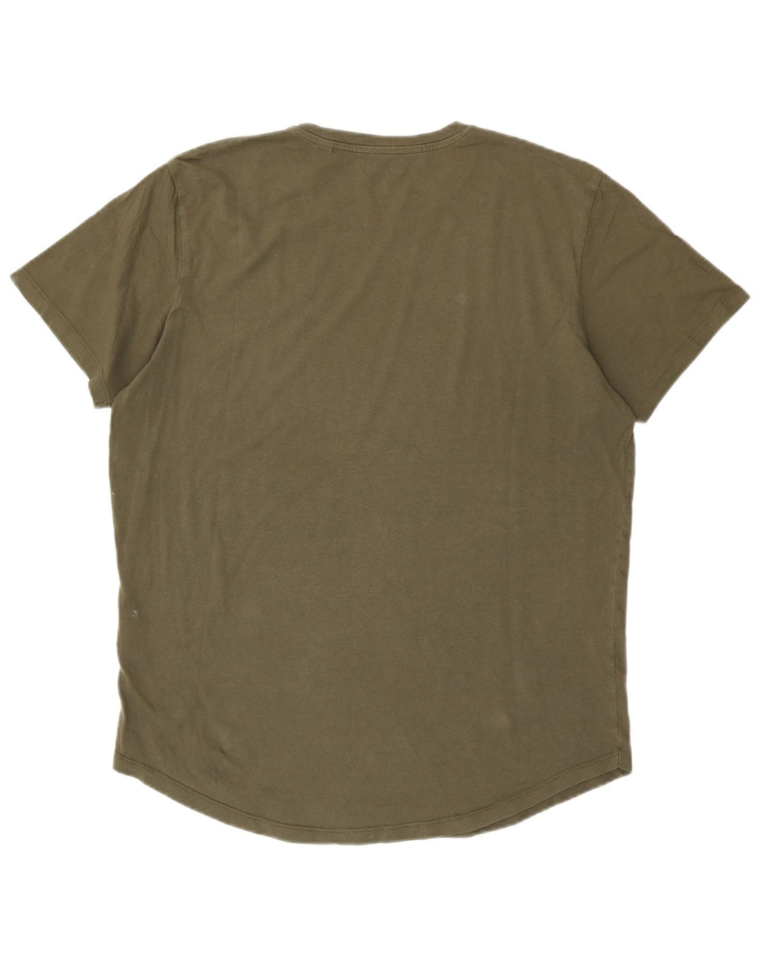 Jack & Jones Mens T-Shirt Top XL Khaki Cotton