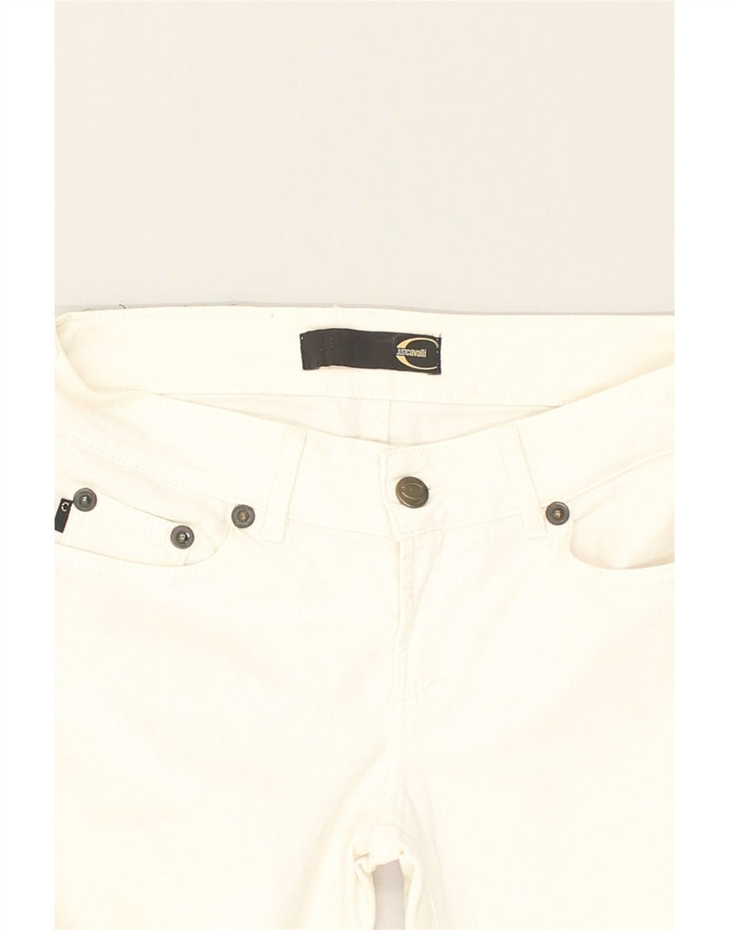 JUST CAVALLI Womens Slim Jeans W29 L29  White | Vintage Just Cavalli | Thrift | Second-Hand Just Cavalli | Used Clothing | Messina Hembry 