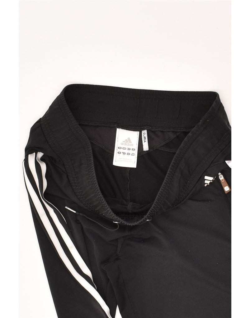 ADIDAS Womens Clima 365 Capri Tracksuit Trousers UK 12 Medium  Black | Vintage Adidas | Thrift | Second-Hand Adidas | Used Clothing | Messina Hembry 