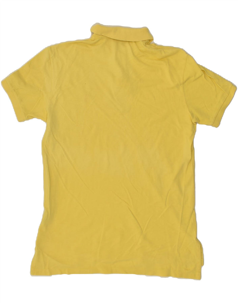 POLO RALPH LAUREN Mens Polo Shirt Medium Yellow Cotton | Vintage Polo Ralph Lauren | Thrift | Second-Hand Polo Ralph Lauren | Used Clothing | Messina Hembry 