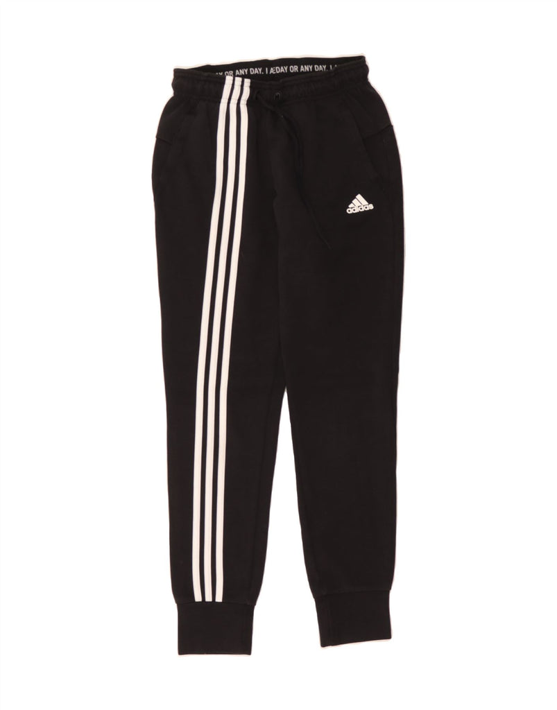ADIDAS Womens Tracksuit Trousers Joggers UK 4/6 XS  Black Cotton Vintage Adidas and Second-Hand Adidas from Messina Hembry 