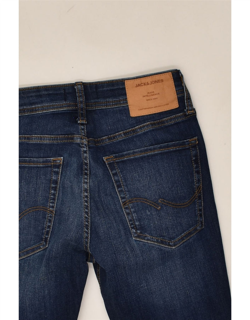 JACK & JONES Mens Liam Skinny Jeans W29 L32 Navy Blue Cotton | Vintage Jack & Jones | Thrift | Second-Hand Jack & Jones | Used Clothing | Messina Hembry 