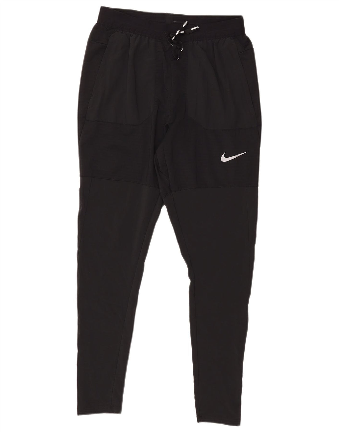 Nike Womens Dri Fit Tracksuit Trousers UK 10 Small  Black Polyester