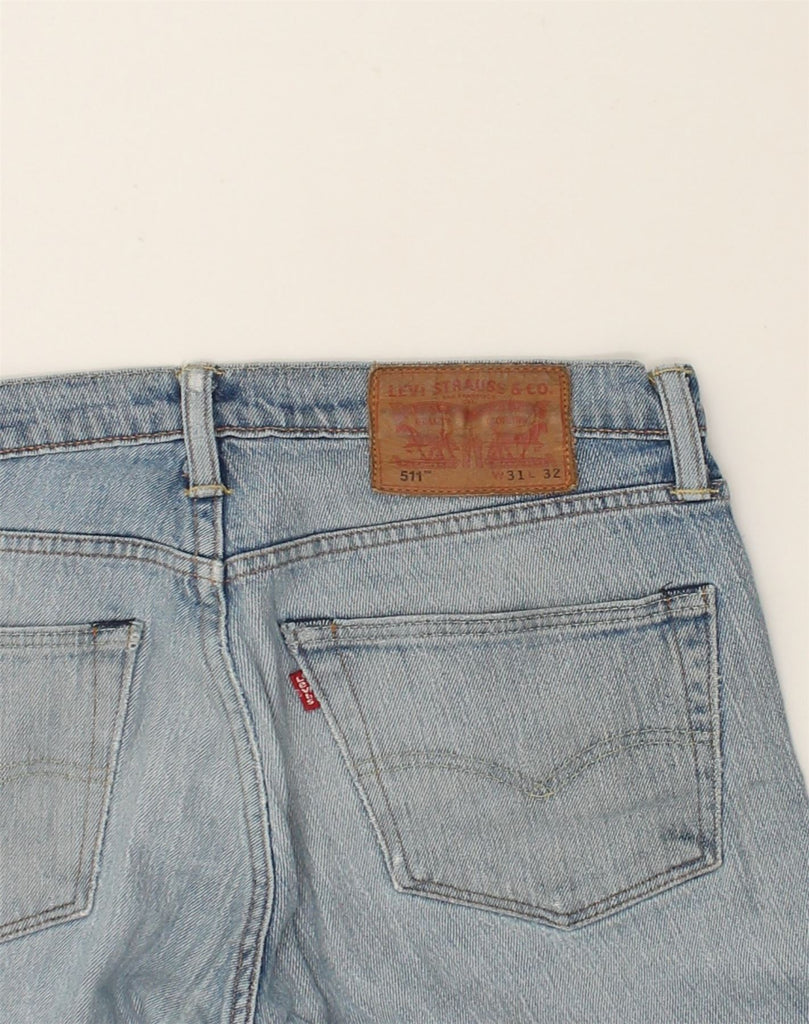 LEVI'S Mens 511 Slim Jeans W31 L32  Blue Cotton | Vintage Levi's | Thrift | Second-Hand Levi's | Used Clothing | Messina Hembry 